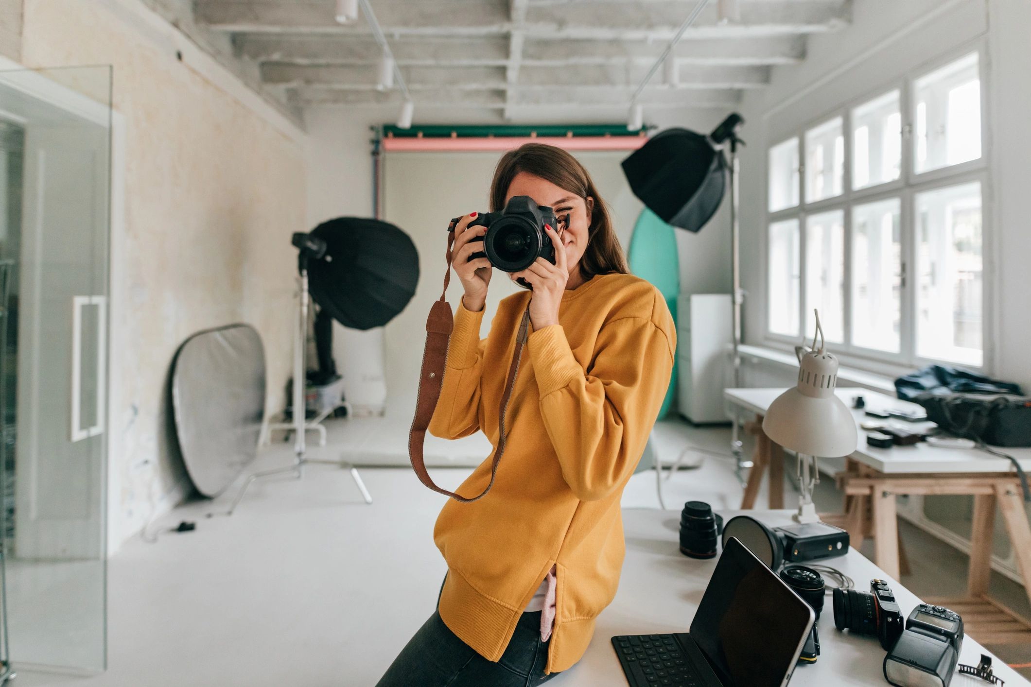 Portrait photographer studio