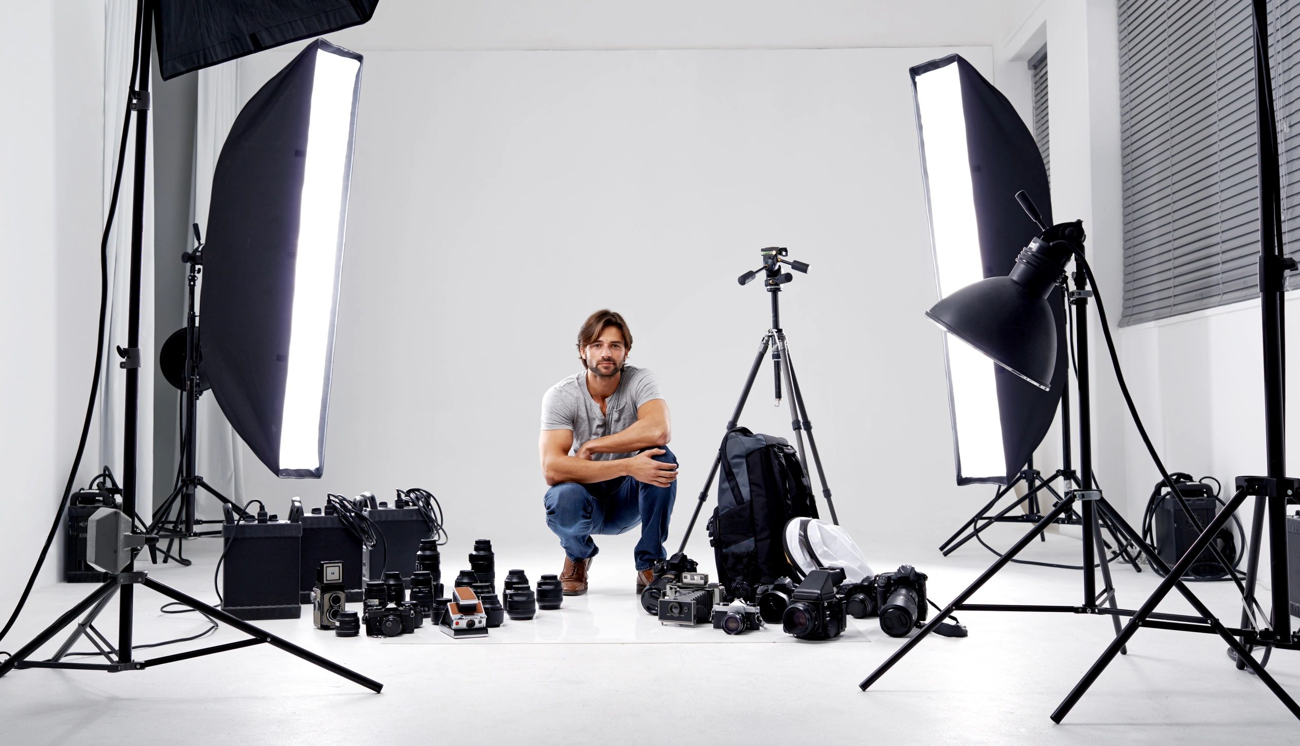 Portrait photographer studio